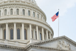 East Portico of United States Capitol in Washington